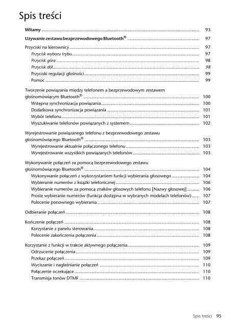 Toyota Bluetooth SWC English Czech Hungarian Polish - PZ420-00291-EE - Bluetooth SWC English Czech Hungarian Polish - mode d'emploi