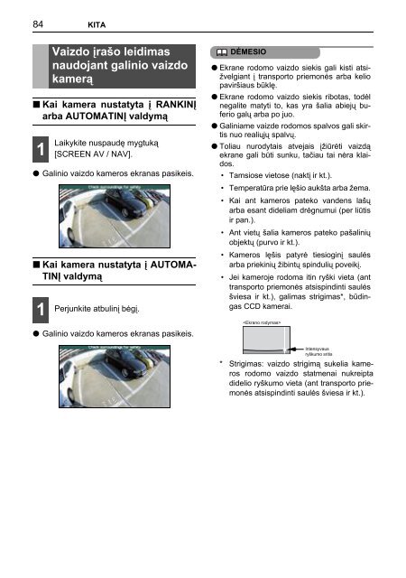 Toyota TNS410 - PZ420-E0333-LT - TNS410 - mode d'emploi