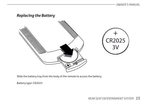 Toyota Rear Entertainment System - Pz462-00207-00 - Rear Entertainment System - English - mode d'emploi