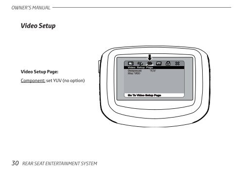 Toyota Rear Entertainment System - Pz462-00207-00 - Rear Entertainment System - English - mode d'emploi