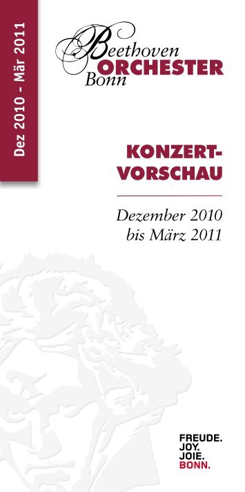 März 2011 - Das Beethoven Orchester Bonn