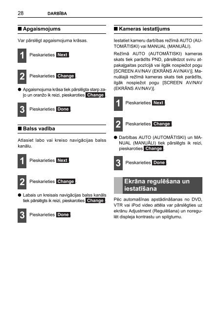 Toyota TNS410 - PZ420-E0333-LV - TNS410 - mode d'emploi