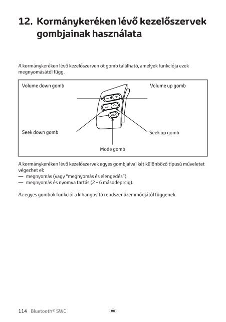 Toyota Bluetooth SWC - PZ420-T0290-EE - Bluetooth SWC (English Czech Hungarian Polish Russian) - mode d'emploi