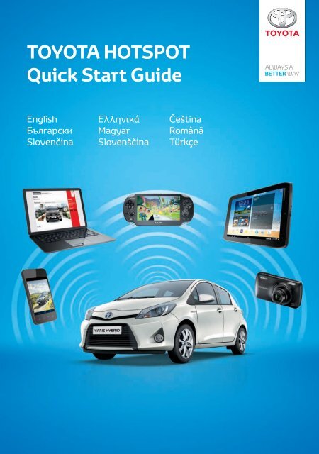 Toyota Toyota Hotspot - PZ19X-X0270-EE - Toyota Hotspot - mode d'emploi