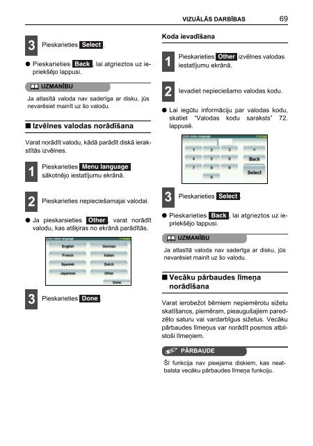 Toyota TNS410 - PZ420-E0333-LV - TNS410 - mode d'emploi