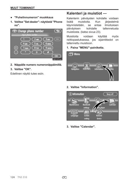 Toyota TNS510 - PZ445-00333-FI - TNS510 (Finnish) - mode d'emploi