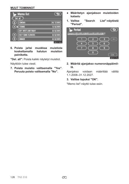 Toyota TNS510 - PZ445-00333-FI - TNS510 (Finnish) - mode d'emploi