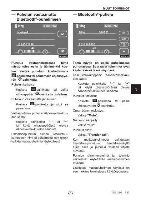 Toyota TNS510 - PZ445-00333-FI - TNS510 (Finnish) - mode d'emploi