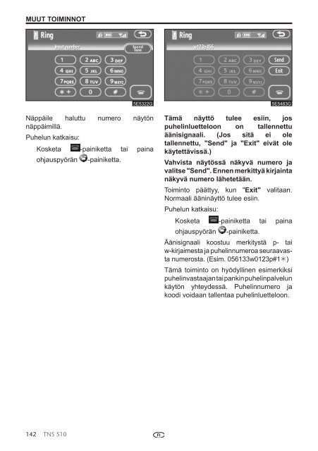 Toyota TNS510 - PZ445-00333-FI - TNS510 (Finnish) - mode d'emploi