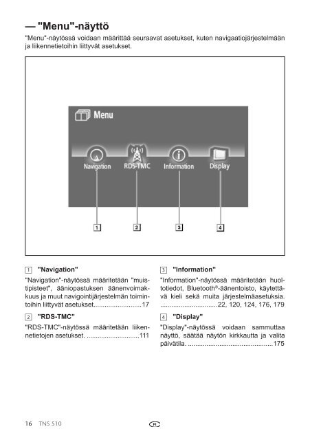 Toyota TNS510 - PZ445-00333-FI - TNS510 (Finnish) - mode d'emploi