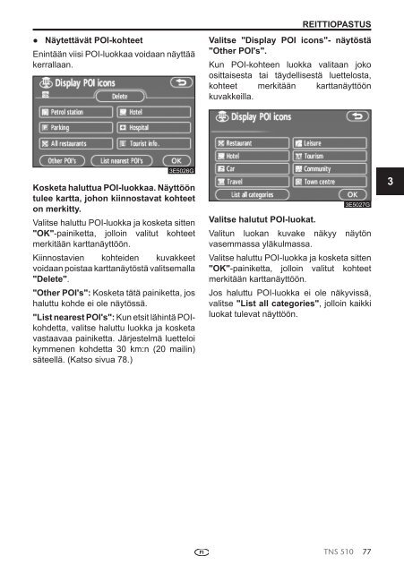 Toyota TNS510 - PZ445-00333-FI - TNS510 (Finnish) - mode d'emploi