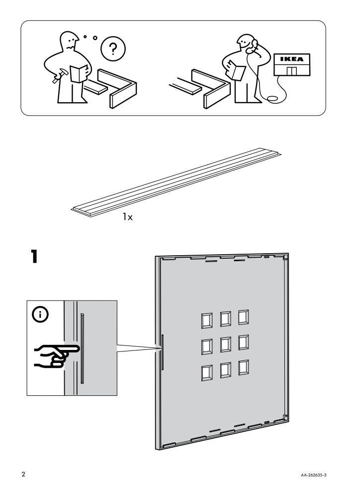 Ikea LEKMAN contenitore - 10222581 - Istruzioni di montaggio