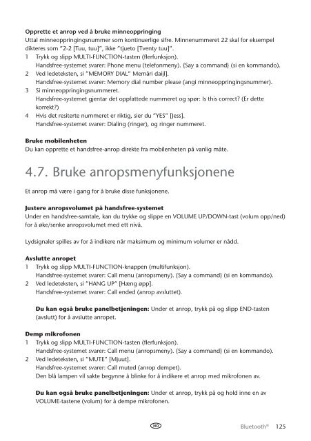 Toyota Bluetooth UIM English Danish Finnish Norwegian Swedish - PZ420-00295-NE - Bluetooth UIM English Danish Finnish Norwegian Swedish - mode d'emploi