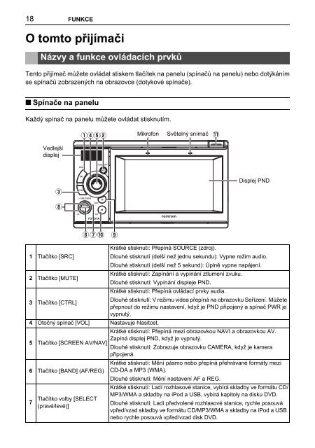 Toyota TNS410 - PZ420-E0333-CS - TNS410 - mode d'emploi