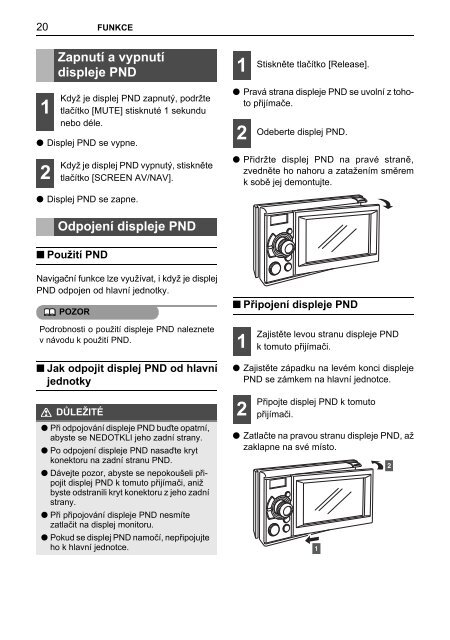 Toyota TNS410 - PZ420-E0333-CS - TNS410 - mode d'emploi