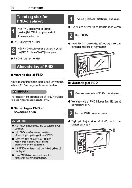 Toyota TNS410 - PZ420-E0333-DA - TNS410 - mode d'emploi