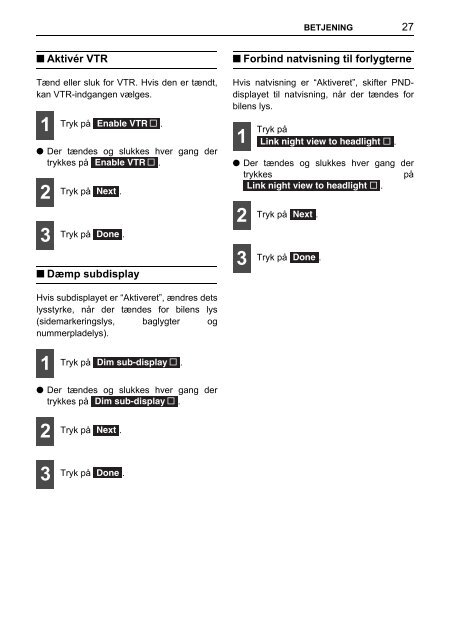 Toyota TNS410 - PZ420-E0333-DA - TNS410 - mode d'emploi