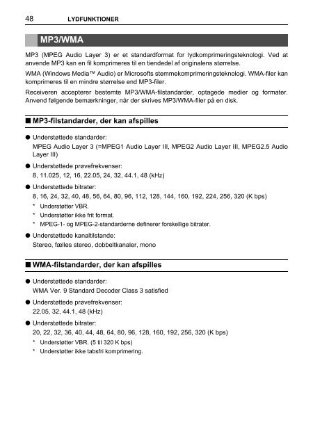 Toyota TNS410 - PZ420-E0333-DA - TNS410 - mode d'emploi