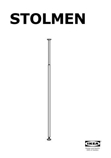 Ikea STOLMEN 3 sezioni - S59885178 - Istruzioni di montaggio