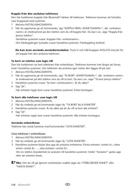 Toyota Bluetooth UIM English Danish Finnish Norwegian Swedish - PZ420-00295-NE - Bluetooth UIM English Danish Finnish Norwegian Swedish - mode d'emploi