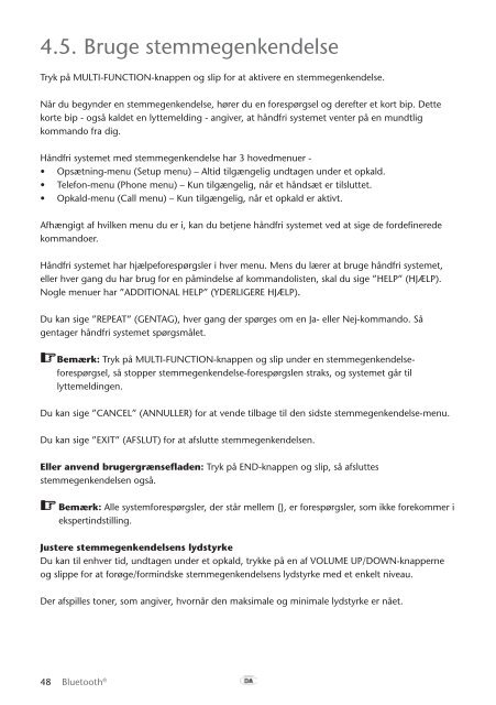 Toyota Bluetooth UIM English Danish Finnish Norwegian Swedish - PZ420-00295-NE - Bluetooth UIM English Danish Finnish Norwegian Swedish - mode d'emploi