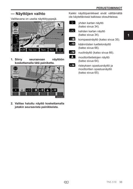 Toyota TNS510 - PZ445-00333-FI - TNS510 (Finnish) - mode d'emploi