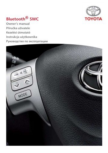 Toyota Bluetooth SWC English Czech Hungarian Polish Russian - PZ420-00293-EE - Bluetooth SWC English Czech Hungarian Polish Russian - mode d'emploi