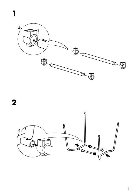 Ikea MARTIN sedia - S69903643 - Istruzioni di montaggio