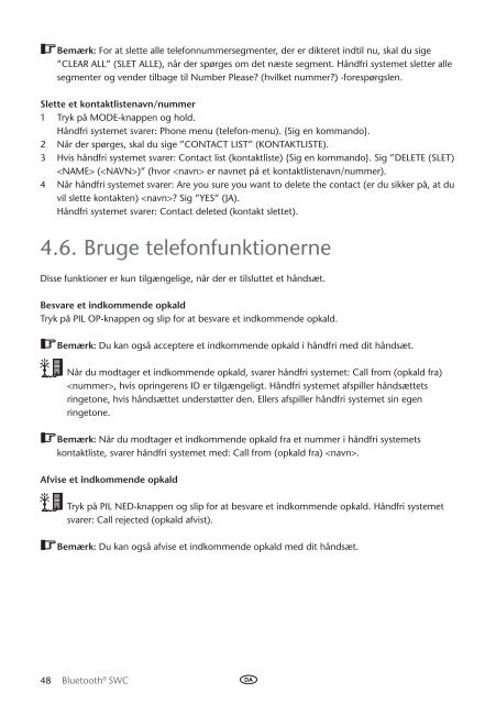 Toyota Bluetooth SWC English Danish Finnish Norwegian Swedish - PZ420-00293-NE - Bluetooth SWC English Danish Finnish Norwegian Swedish - mode d'emploi