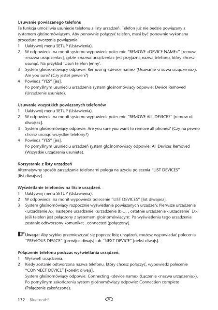 Toyota Bluetooth UIM English Czech Hungarian Polish Russian - PZ420-00295-EE - Bluetooth UIM English Czech Hungarian Polish Russian - mode d'emploi