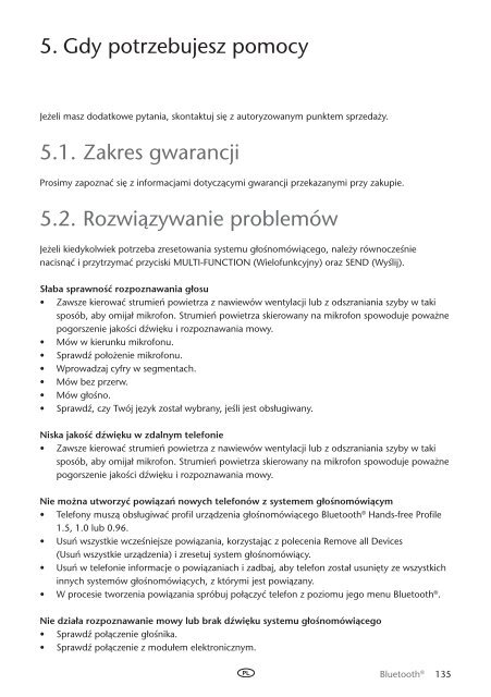 Toyota Bluetooth UIM English Czech Hungarian Polish Russian - PZ420-00295-EE - Bluetooth UIM English Czech Hungarian Polish Russian - mode d'emploi