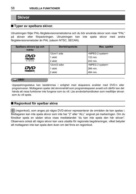 Toyota TNS410 - PZ420-E0333-SV - TNS410 - mode d'emploi