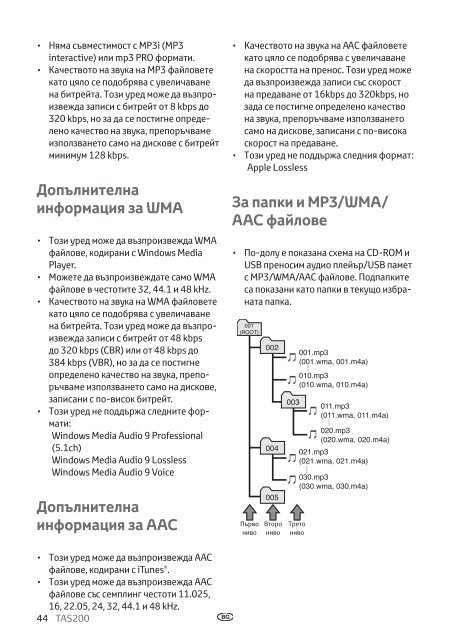 Toyota TAS200 - PZ420-00212-BG - TAS200 (Bulgarian) - mode d'emploi