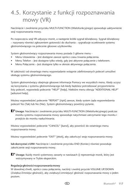 Toyota Bluetooth UIM English Czech Hungarian Polish Russian - PZ420-00292-EE - Bluetooth UIM English Czech Hungarian Polish Russian - mode d'emploi