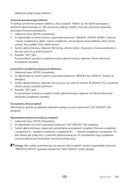 Toyota Bluetooth UIM English Czech Hungarian Polish Russian - PZ420-00292-EE - Bluetooth UIM English Czech Hungarian Polish Russian - mode d'emploi