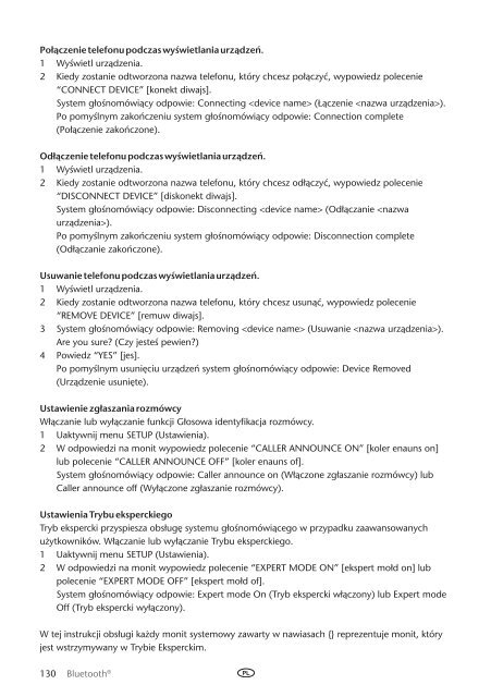 Toyota Bluetooth UIM English Czech Hungarian Polish Russian - PZ420-00292-EE - Bluetooth UIM English Czech Hungarian Polish Russian - mode d'emploi