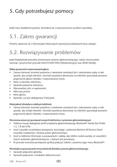 Toyota Bluetooth UIM English Czech Hungarian Polish Russian - PZ420-00292-EE - Bluetooth UIM English Czech Hungarian Polish Russian - mode d'emploi