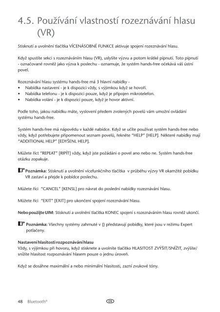 Toyota Bluetooth UIM English Czech Hungarian Polish Russian - PZ420-00292-EE - Bluetooth UIM English Czech Hungarian Polish Russian - mode d'emploi