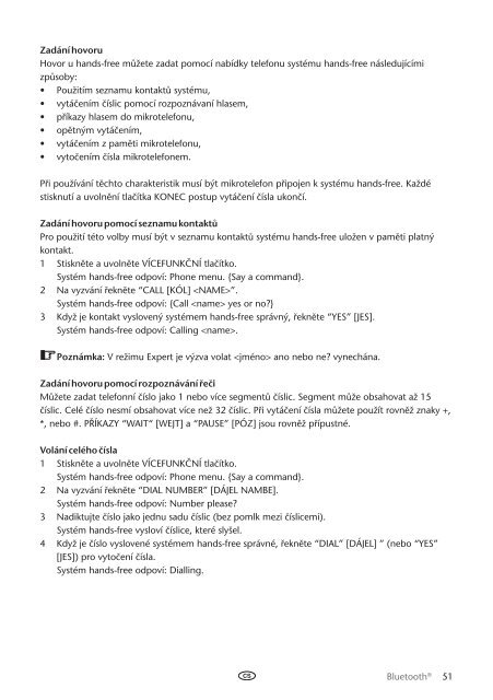 Toyota Bluetooth UIM English Czech Hungarian Polish Russian - PZ420-00292-EE - Bluetooth UIM English Czech Hungarian Polish Russian - mode d'emploi