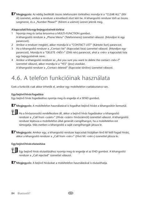 Toyota Bluetooth UIM English Czech Hungarian Polish Russian - PZ420-00292-EE - Bluetooth UIM English Czech Hungarian Polish Russian - mode d'emploi