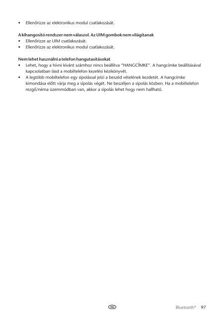 Toyota Bluetooth UIM English Czech Hungarian Polish Russian - PZ420-00292-EE - Bluetooth UIM English Czech Hungarian Polish Russian - mode d'emploi