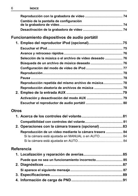 Toyota TNS410 - PZ420-E0333-ES - TNS410 - mode d'emploi