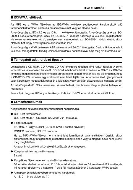 Toyota TNS410 - PZ420-E0333-HU - TNS410 - mode d'emploi