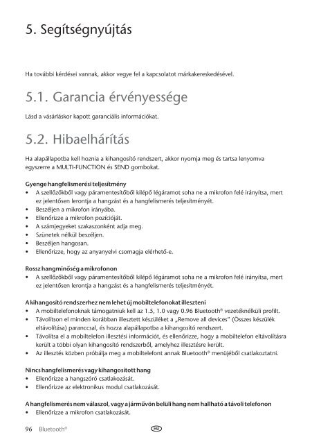 Toyota Bluetooth UIM English Czech Hungarian Polish Russian - PZ420-00292-EE - Bluetooth UIM English Czech Hungarian Polish Russian - mode d'emploi