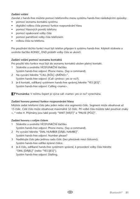 Toyota Bluetooth UIM English Czech Hungarian Polish Russian - PZ420-00295-EE - Bluetooth UIM English Czech Hungarian Polish Russian - mode d'emploi