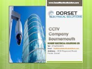 CCTV Company Bournemouth - Dorset Electrical Solutions