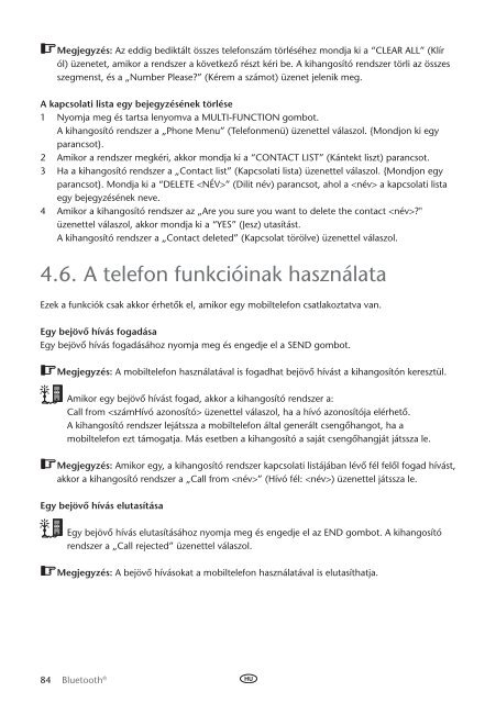 Toyota Bluetooth UIM English Czech Hungarian Polish Russian - PZ420-00295-EE - Bluetooth UIM English Czech Hungarian Polish Russian - mode d'emploi