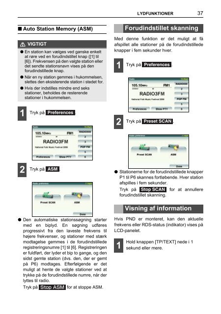 Toyota TNS410 - PZ420-E0333-DA - TNS410 - mode d'emploi