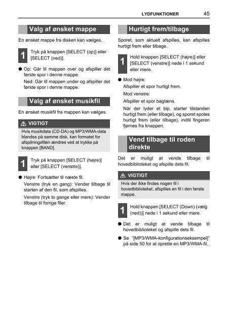 Toyota TNS410 - PZ420-E0333-DA - TNS410 - mode d'emploi