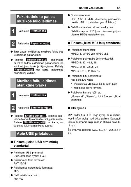 Toyota TNS410 - PZ420-E0333-LT - TNS410 - mode d'emploi